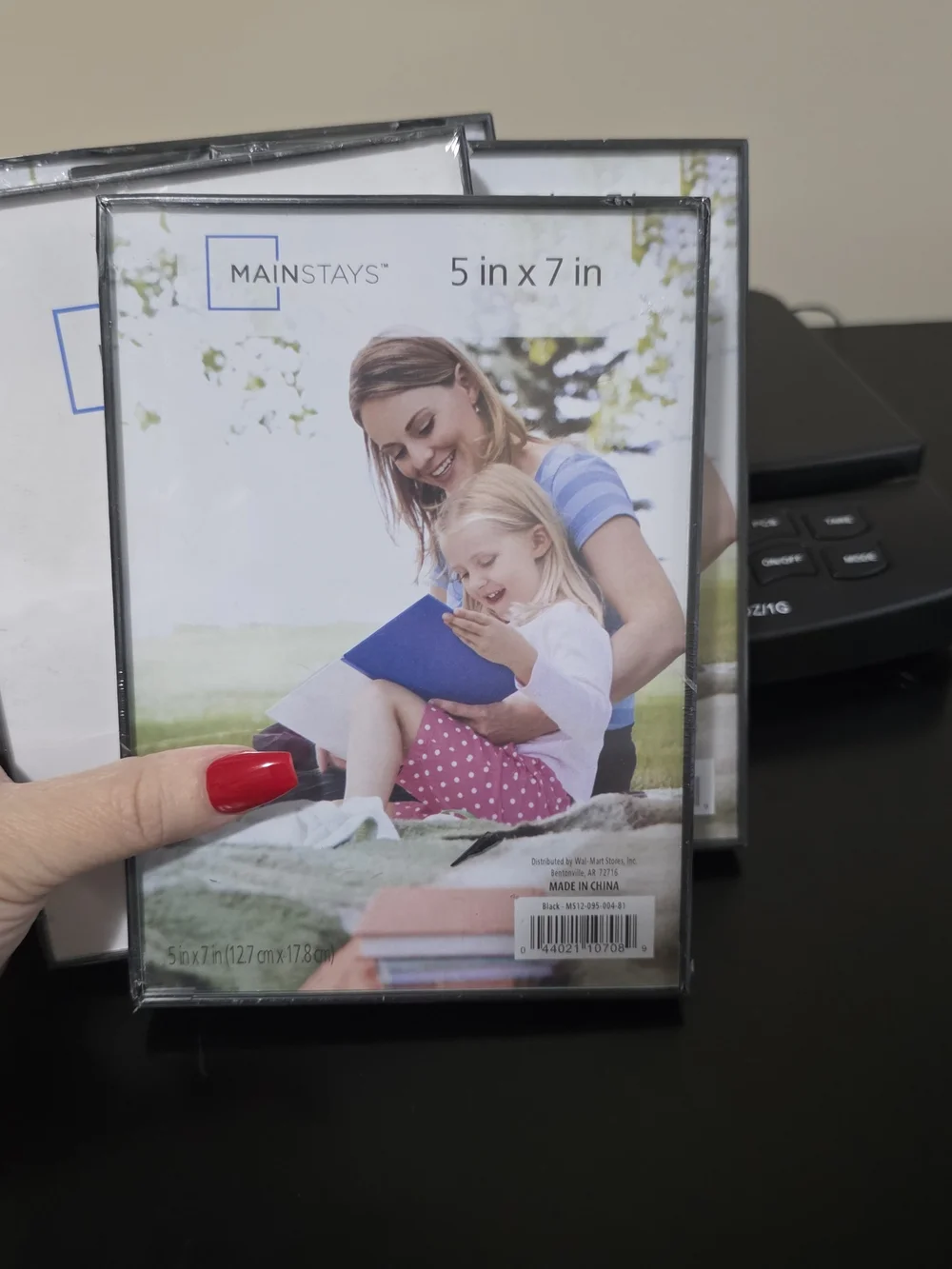 Mainstays Black 5x7 Photo Frame - Set of 4